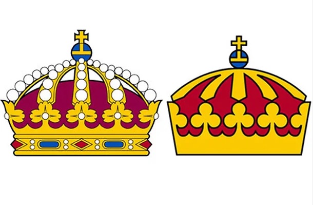 Охраняемые в Швеции изображения королевской короны