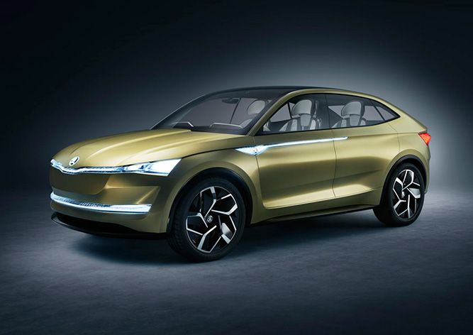 Škoda представила свой первый электромобиль
