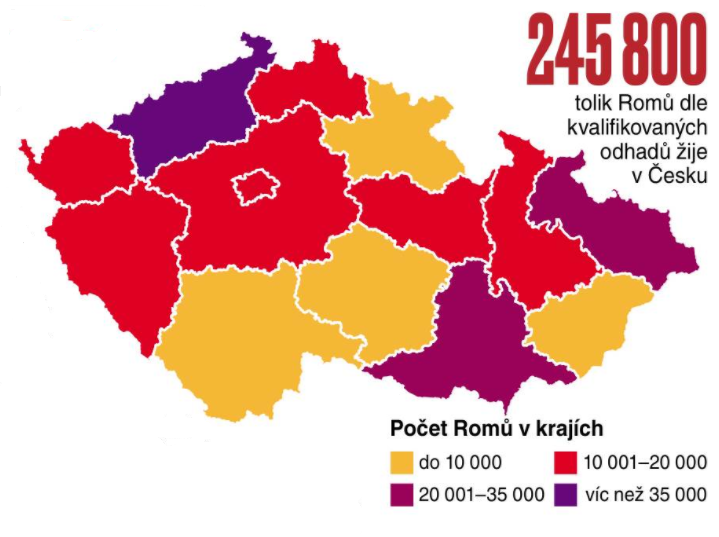 Карта расселения цыган