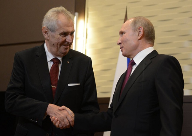 Земан поздравил Путина с победой в Сирии