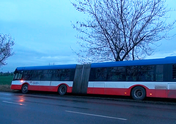 Под Прагой произошло еще одно ДТП с автобусом