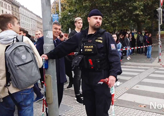 Здание VŠE в Праге эвакуировали из-за сообщения о бомбе