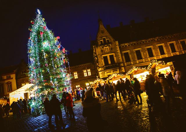 На Пражском Граде зажгли рождественскую ёлку