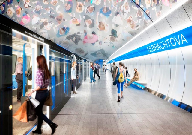 Прага показала дизайн новых станций метро