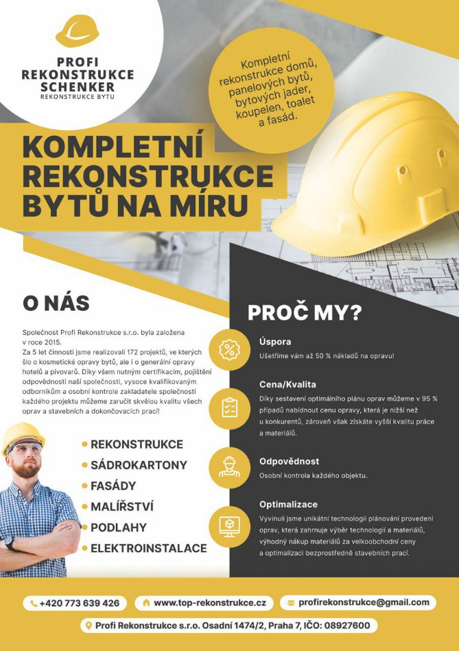 Строительная компания "Profi Rekonstrukce s.r.o"