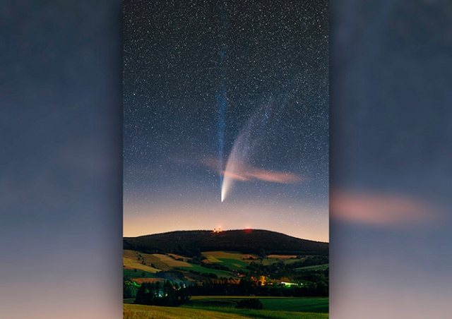 NASA оценило еще один чешский снимок кометы Neowise