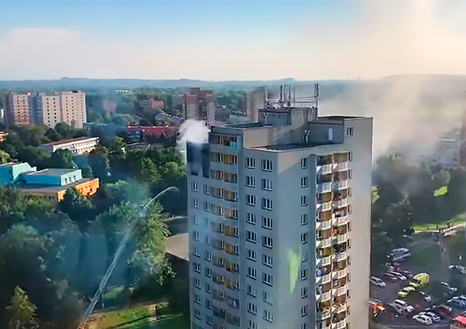 В Чехии при пожаре в жилом доме погибли 11 человек