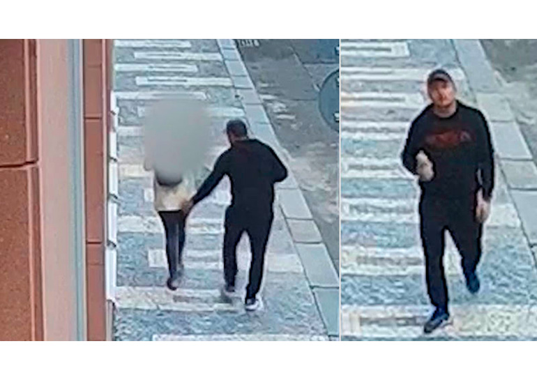 Неизвестный домогался прохожей на улице в центре Праги: видео