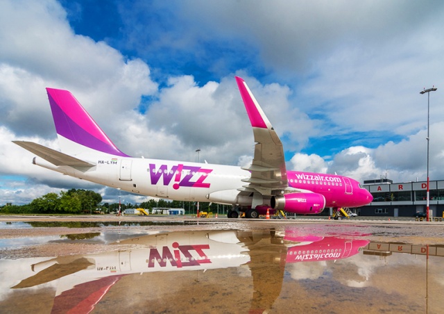 Wizz Air запустит два новых рейса из Чехии в Украину