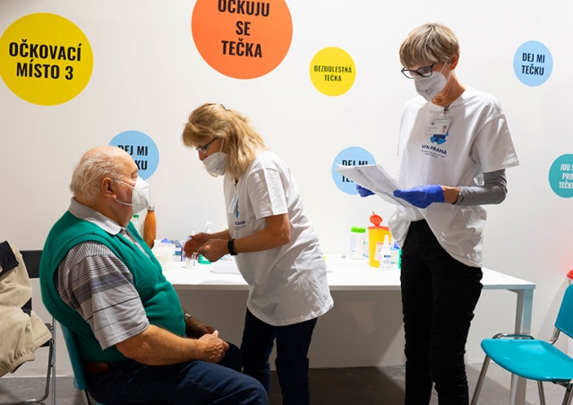 В Праге открылся новый центр вакцинации, где можно привиться без предварительной записи