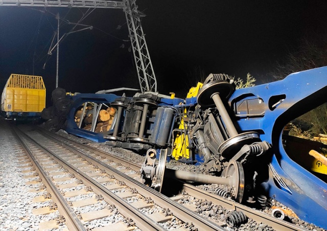 В Чехии столкнулись два грузовых поезда