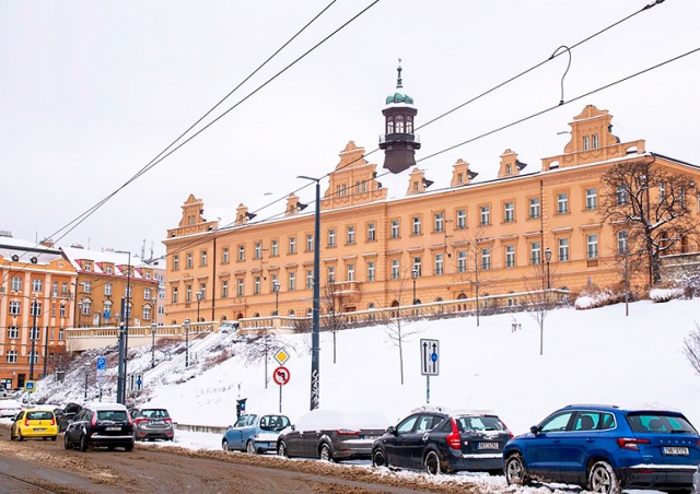 В Чехию идут снегопады