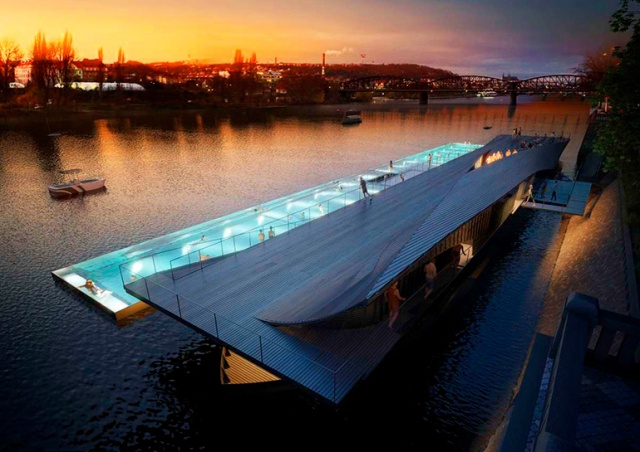 Прага начала подготовку к строительству уникального бассейна на реке