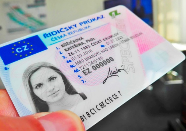 Жителей Чехии призвали проверить свои водительские удостоверения