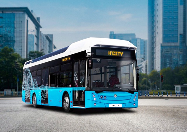 Прага протестирует первый в своей истории водородный автобус