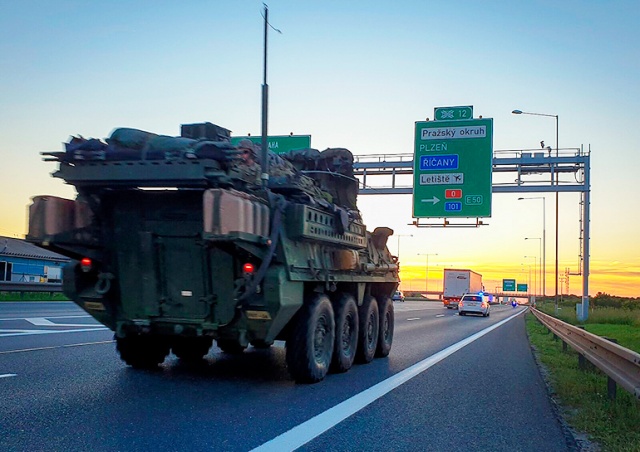 Через Чехию проедет военный конвой США