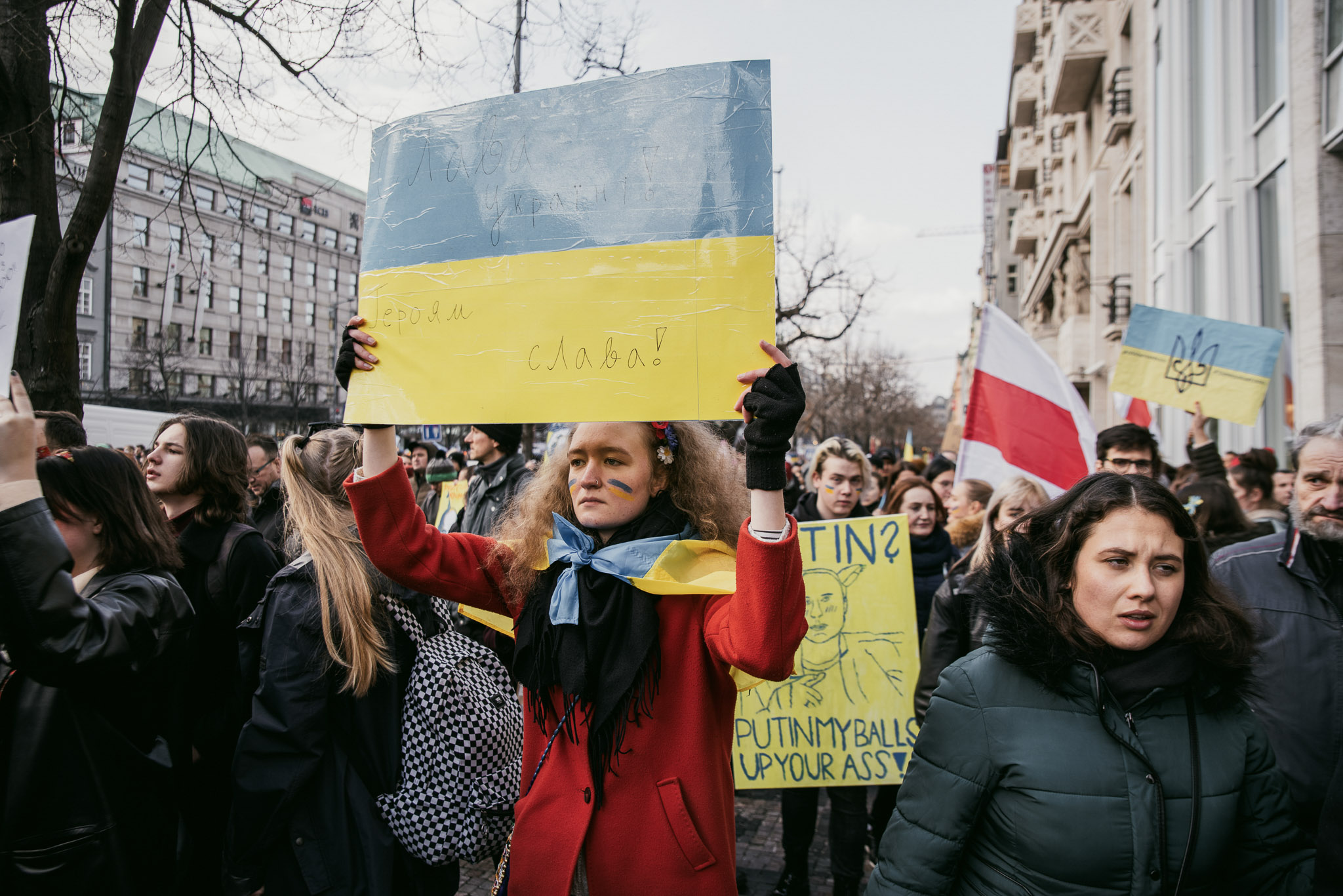 Митинги в поддержку украины