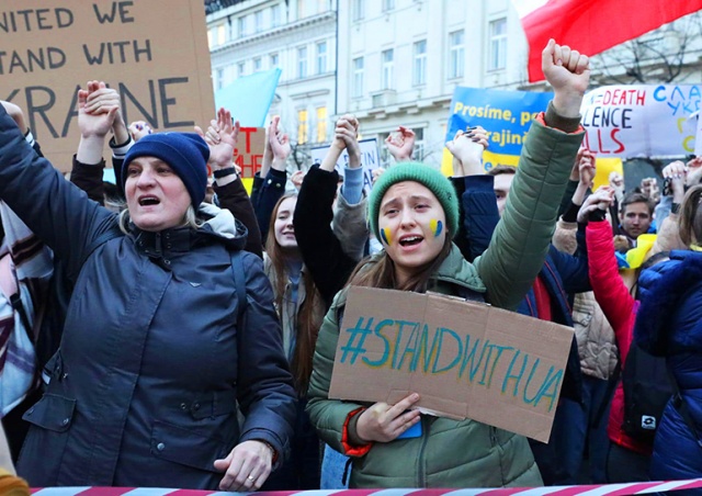 Сегодня в Праге пройдет митинг в поддержку Украины