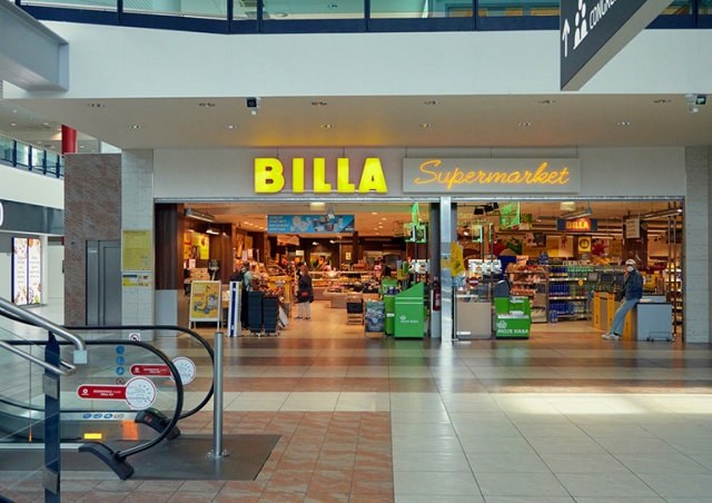Супермаркет Billa в пражском аэропорту открылся после реконструкции
