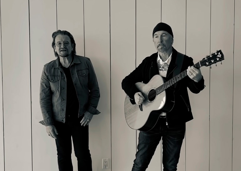 Группа U2 записала песню в поддержку Украины: видео