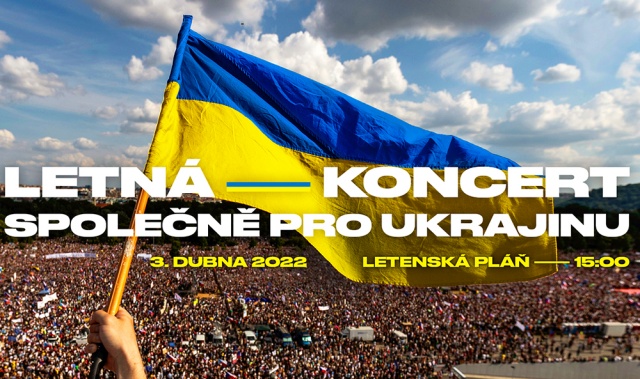 В воскресенье в Праге пройдет масштабный концерт-митинг «Вместе за Украину»