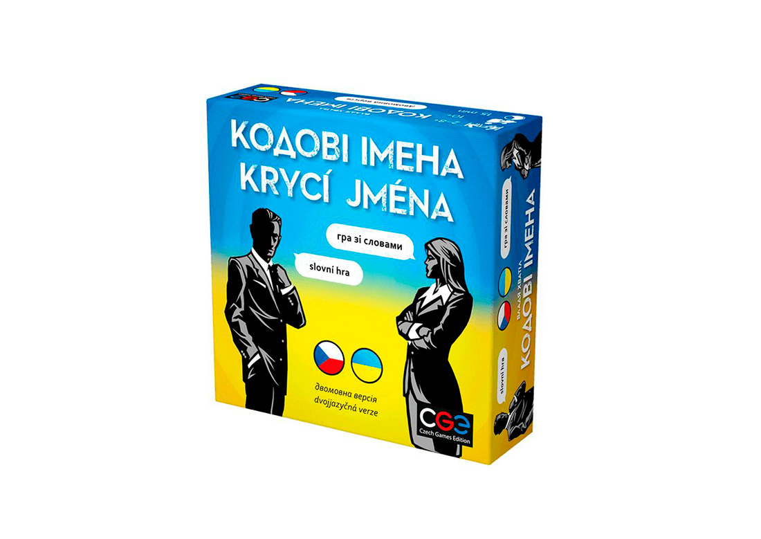 Вышла чешско-украинская версия настольной игры Krycí jména. Ее раздают бесплатно