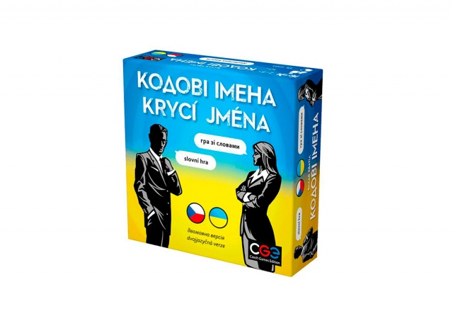 Вышла чешско-украинская версия настольной игры Krycí jména. Ее раздают бесплатно