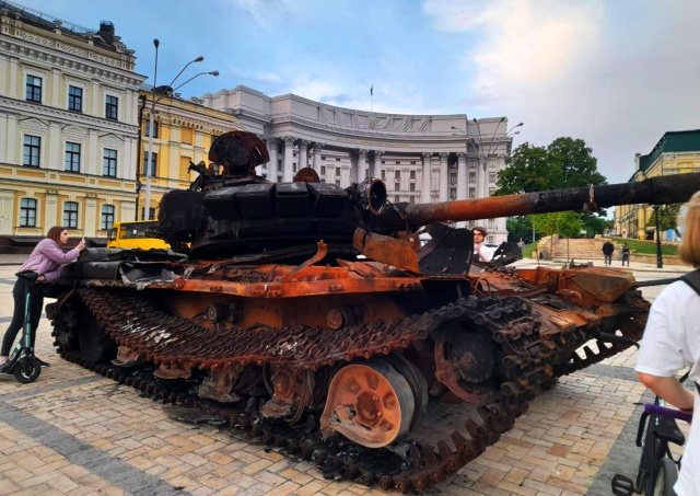 В Прагу привезут выставку подбитой в Украине российской техники