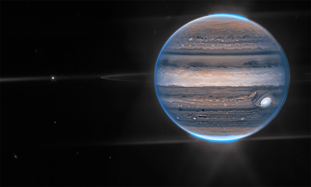 NASA опубликовало снимки Юпитера с телескопа «Джеймс Уэбб»