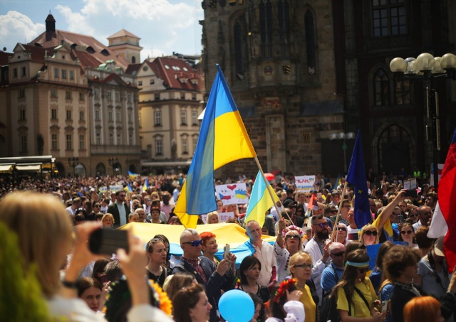 Сегодня украинцы проведут «Марш благодарности» в центре Праги