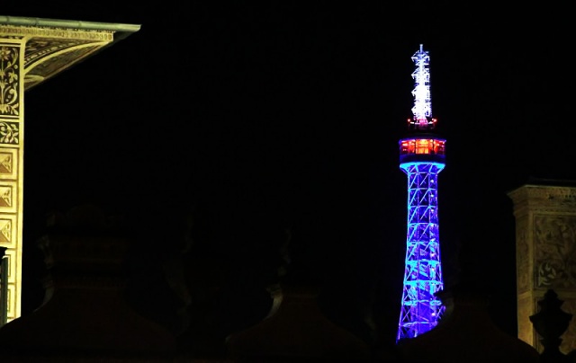 Петршинская башня изменит подсветку в честь праздника