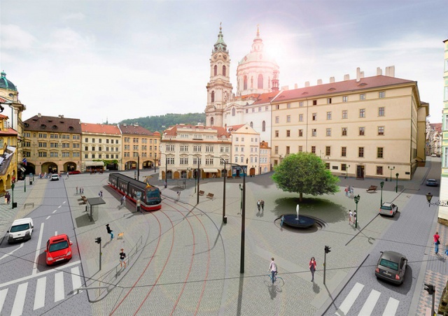 Реконструкция Малостранской площади в Праге опять забуксовала