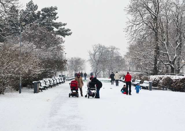 Предупреждение о сильных снегопадах объявлено в Чехии