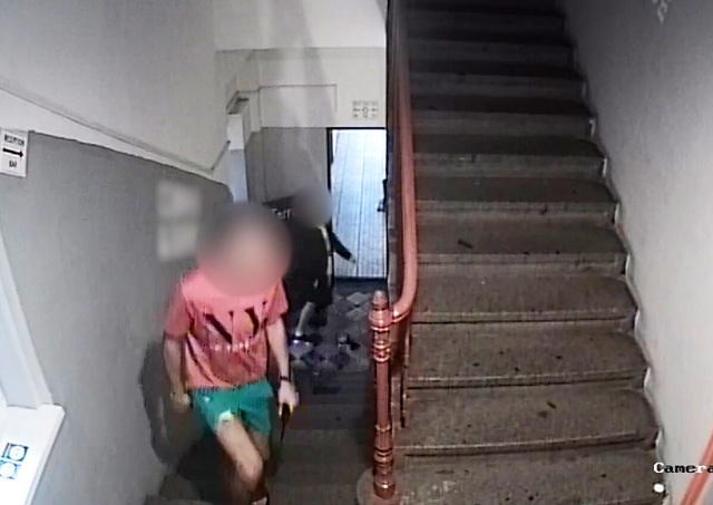 В Праге неисправимый иностранец угрожал ножом сотруднику хостела: видео