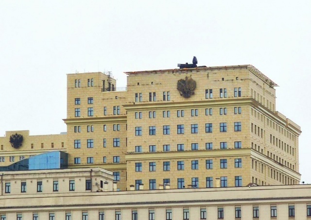 На крышах зданий в центре Москвы установили зенитные комплексы «Панцирь-С1»
