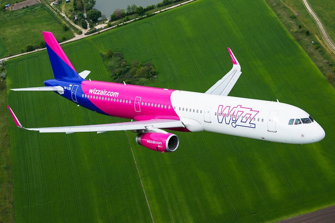 Wizz Air объявил скидку 15% на мартовские рейсы, в том числе из Праги