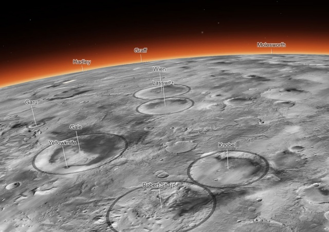 NASA запустило интерактивную карту Марса