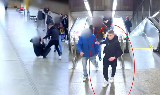 В Праге неизвестный избил двух пассажиров метро: видео