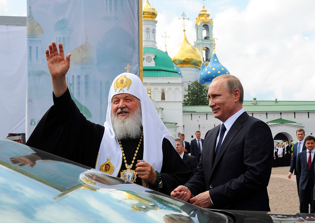 Путин и Кирилл Патриарх в 1998