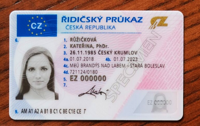 Водителей в Чехии призвали проверить свои удостоверения