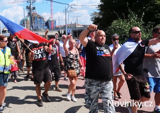 Антиукраинский марш в Пльзене собрал 100 участников: видео