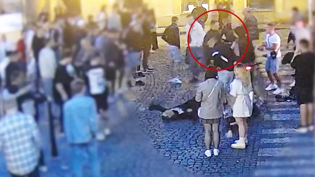 В центре Праги подрались иностранцы. Агрессоры задержаны: видео
