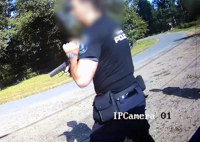 В Чехии полицейский выстрелил в агрессивного мужчину: видео