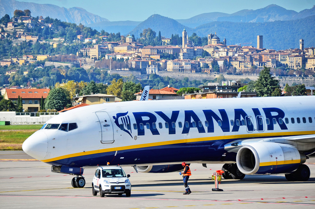 Ryanair объявил скидку 20% на рейсы из Праги