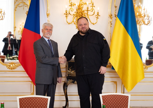 Президент Чехии принял главу украинского парламента
