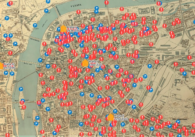 О судьбах пражских евреев в годы Холокоста расскажет онлайн-карта