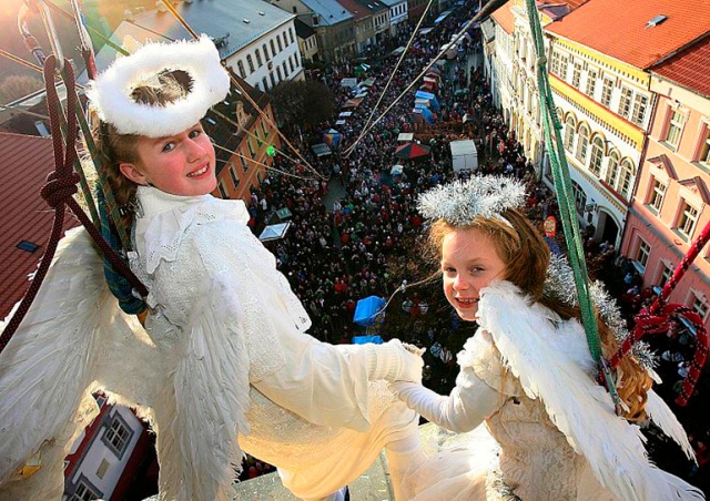 В чешский городок «слетятся ангелы»