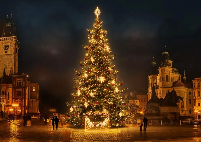 Появились подробности зажжения главной рождественской ёлки Праги