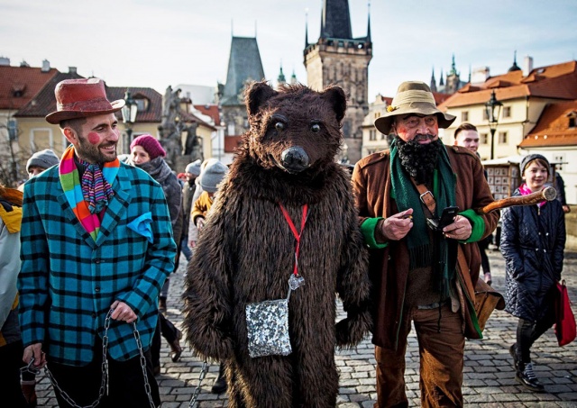 Сегодня в центре Праги карнавальным шествием отметят Масленицу