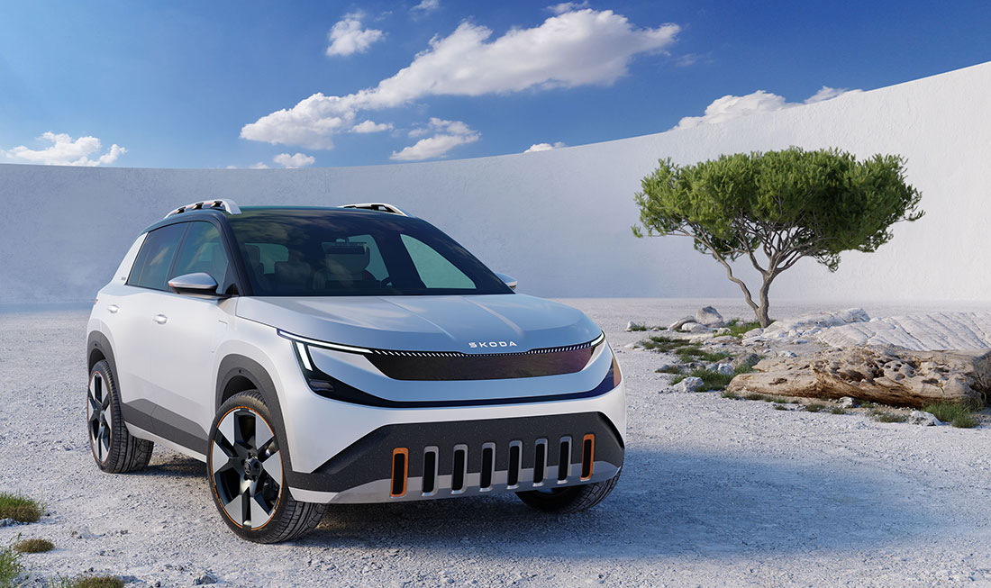 Škoda представила доступный электромобиль Epiq